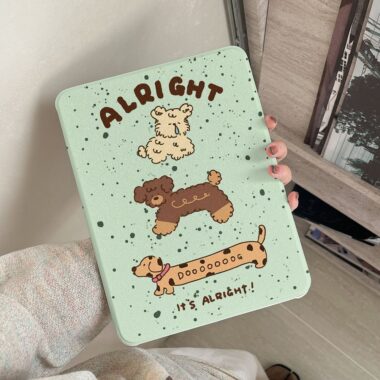 Cartoon Pochacco 360 rotating shockproof iPad case