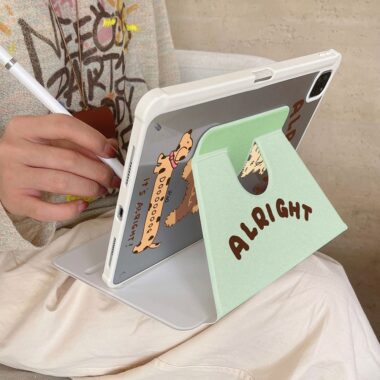 Cartoon Pochacco 360 rotating shockproof iPad case