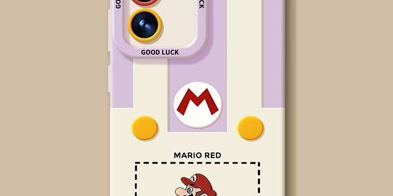 Pocket Mario full cover shockproof silicone Samsung S24 Ultra case