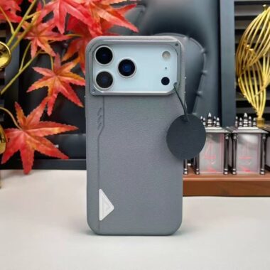 Luxury magnetic PU leather shockproof iPhone 17 case