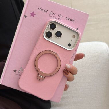 Magnetic rotating stand shockproof iPhone 17 case