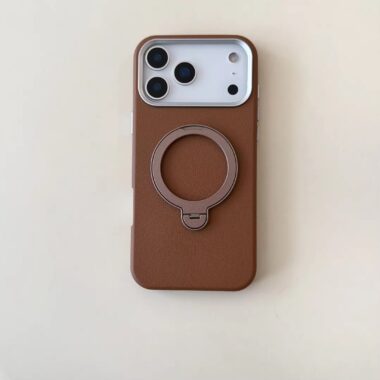 Magnetic rotating stand shockproof iPhone 17 case