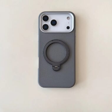 Magnetic rotating stand shockproof iPhone 17 case