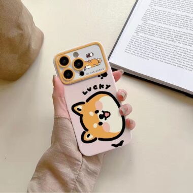 Cute Shiba Inu cartoon soft TPU iPhone 17 phone case