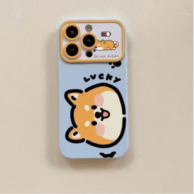 Cute Shiba Inu cartoon soft TPU iPhone 17 phone case