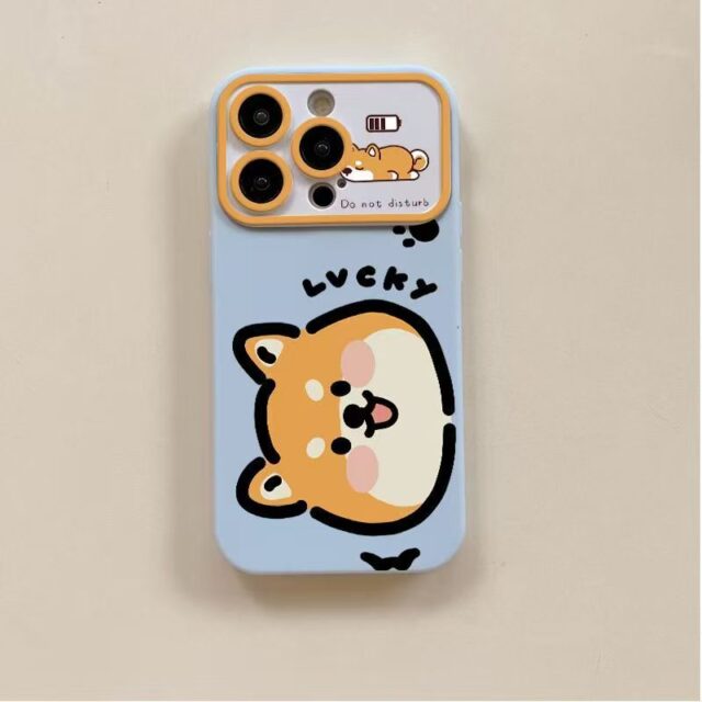 Cute Shiba Inu cartoon soft TPU iPhone 17 phone case