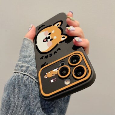 Cute Shiba Inu cartoon soft TPU iPhone 17 phone case
