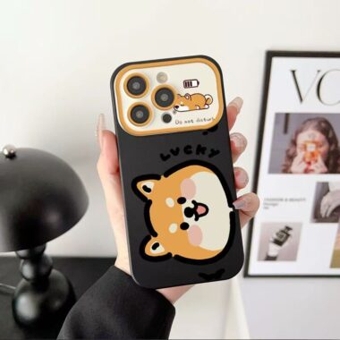 Cute Shiba Inu cartoon soft TPU iPhone 17 phone case