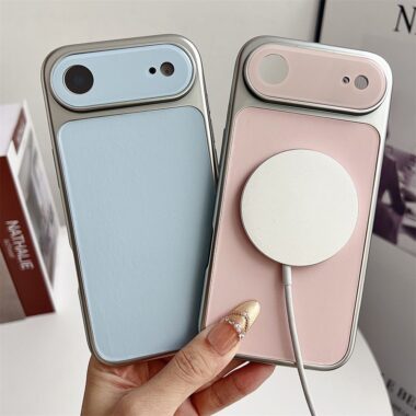 Silver-plated magnetic full cover iPhone 17 Air case