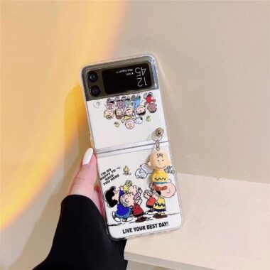 Cute Snoopy full cover shockproof Samsung Z Flip case