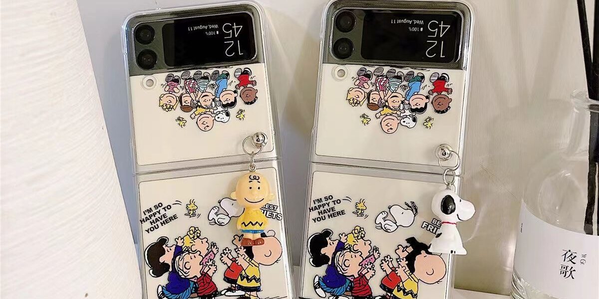 Cute Snoopy full cover shockproof Samsung Z Flip case