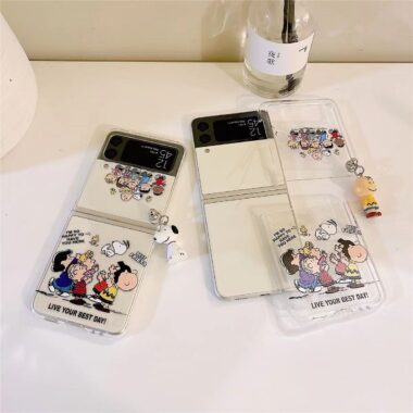 Cute Snoopy full cover shockproof Samsung Z Flip case
