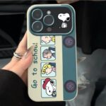 Cute cartoon Snoopy full cover shockproof iPhone 17 case