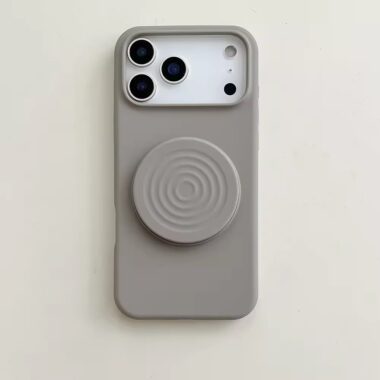 Foldable stand silicone skin-feel iPhone 17 case