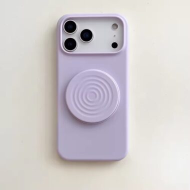 Foldable stand silicone skin-feel iPhone 17 case