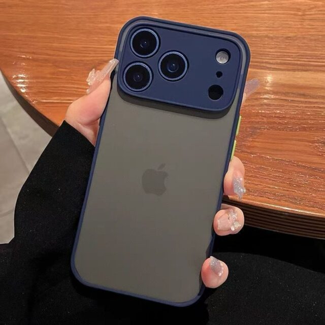 Transparent frosted soft-touch shockproof iPhone 17 case