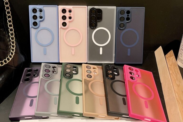 Frosted semi-transparent magnetic shockproof Samsung S24 Ultra case