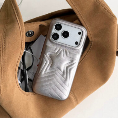 Minimalist line star full cover iPhone 17 case