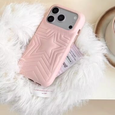 Minimalist line star full cover iPhone 17 case