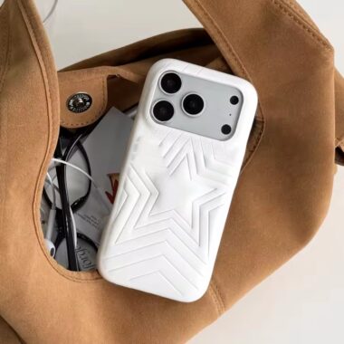 Minimalist line star full cover iPhone 17 case