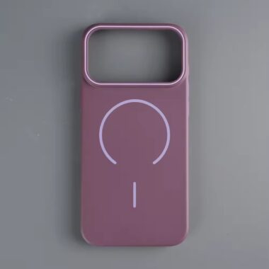 Luxury solid color magnetic shockproof iPhone 17 case