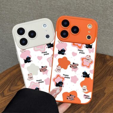 Creative star puppy shockproof iPhone 17 phone case