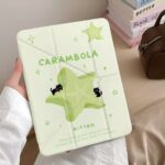 Starfruit cat cartoon Y-fold shockproof full cover iPad case