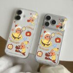 Cartoon Starman clear soft full cover iPhone 17 case