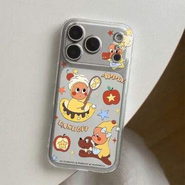 Cartoon Starman clear soft full cover iPhone 17 case