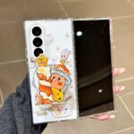 Cute starman magnetic clear shockproof Samsung Fold case