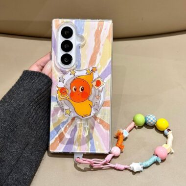 Cute starman magnetic clear shockproof Samsung Fold case