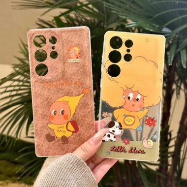 Cute starman cartoon full cover shockproof Samsung case