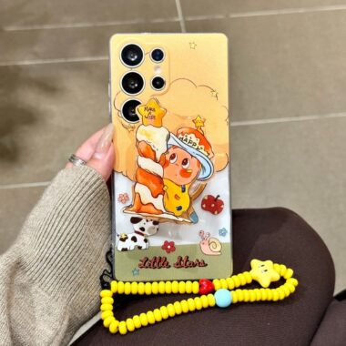 Cute starman cartoon full cover shockproof Samsung case