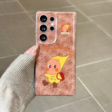 Cute starman cartoon full cover shockproof Samsung case
