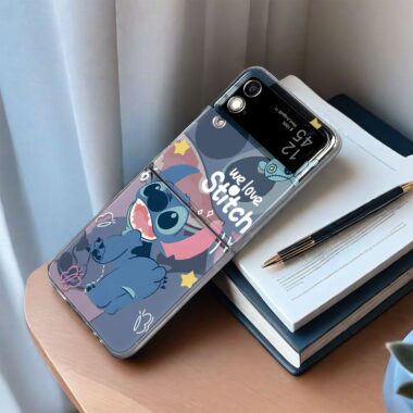 Cartoon Stitch full cover shockproof Samsung Z Flip case