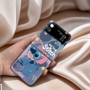 Cartoon Stitch full cover shockproof Samsung Z Flip case