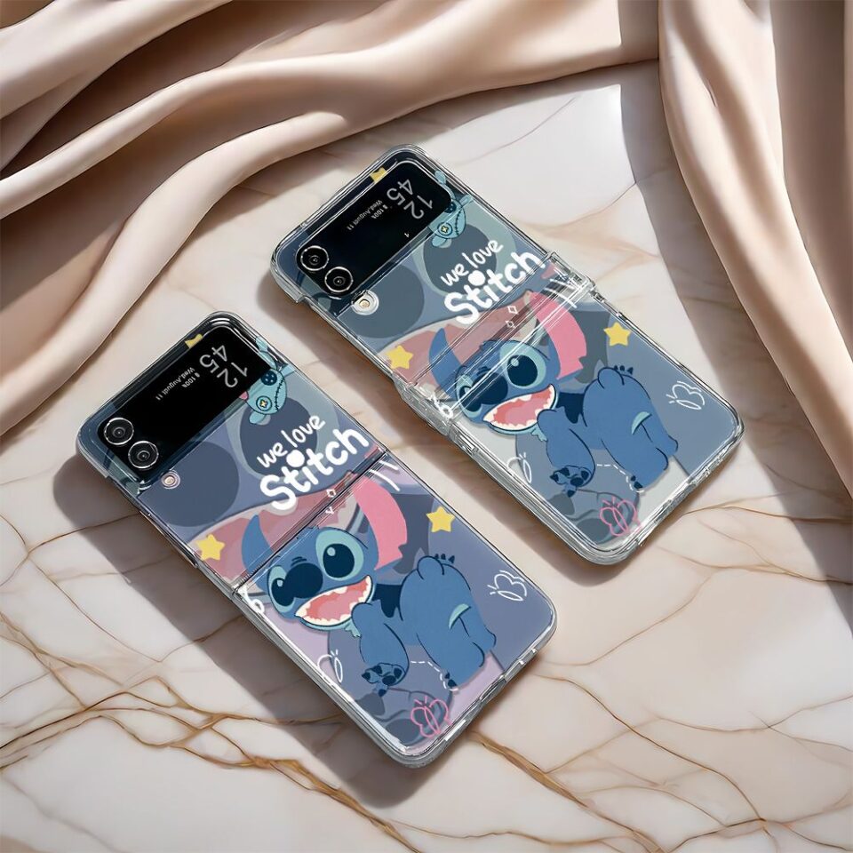 Cartoon Stitch full cover shockproof Samsung Z Flip case
