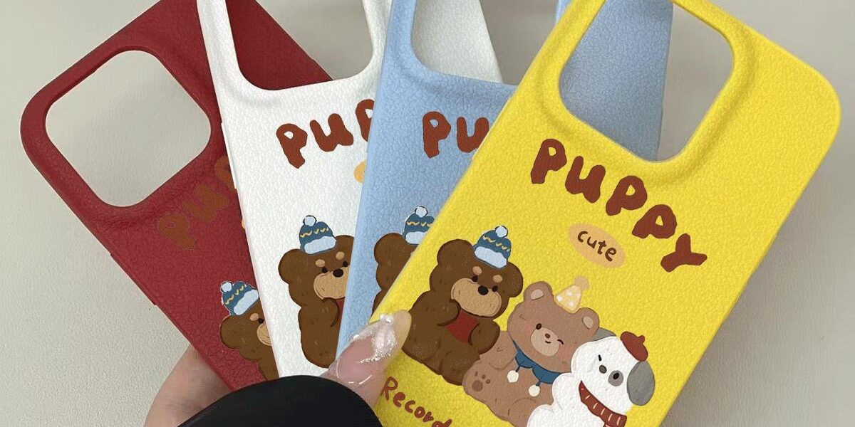 Cute three happy bears full cover soft shockproof iPhone 16 17 case