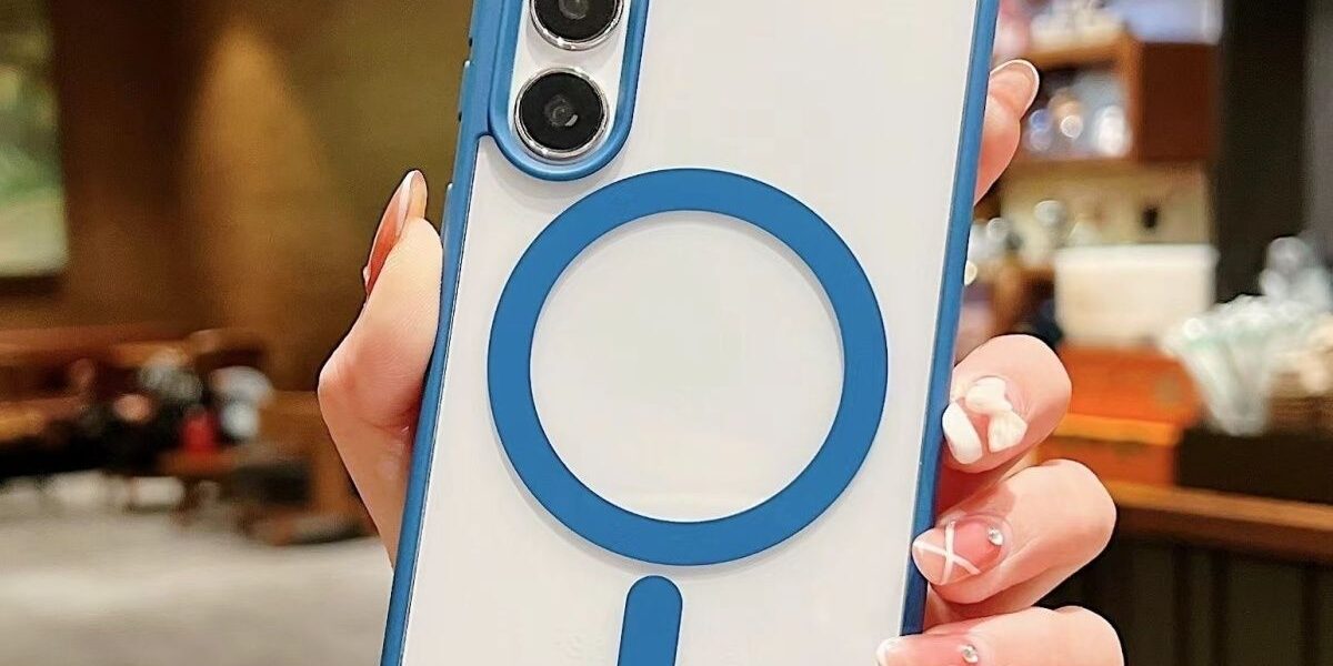 Clear magnetic silicone Samsung S24 Ultra shockproof case