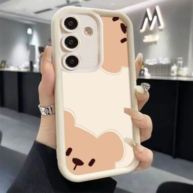 Two little bears soft shockproof Samsung phone case