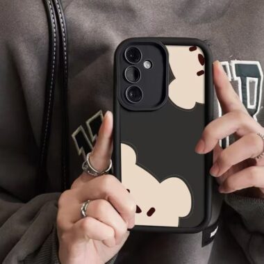 Two little bears soft shockproof Samsung phone case