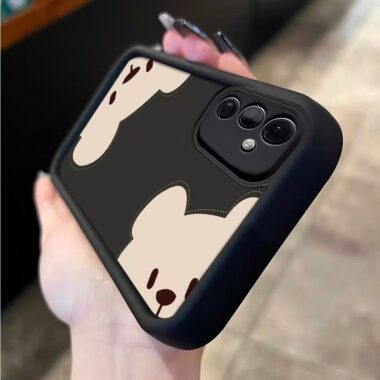 Two little bears soft shockproof Samsung phone case