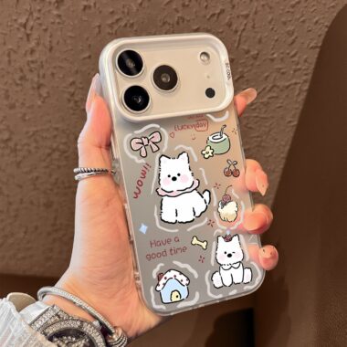 Cute West Highland Terrier ultra-slim shockproof iPhone 17 case