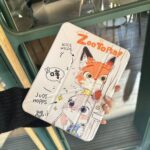 Cartoon Zootopia acrylic Y shape folding iPad case